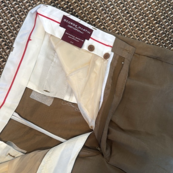 George Martin Contemporary Men’s Tan Shorts  Size 38 - Picture 3 of 8